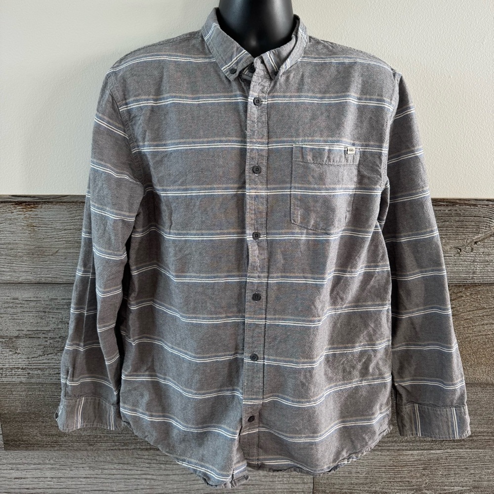 Vans button-down striped men’s shirt Size XL (M1)